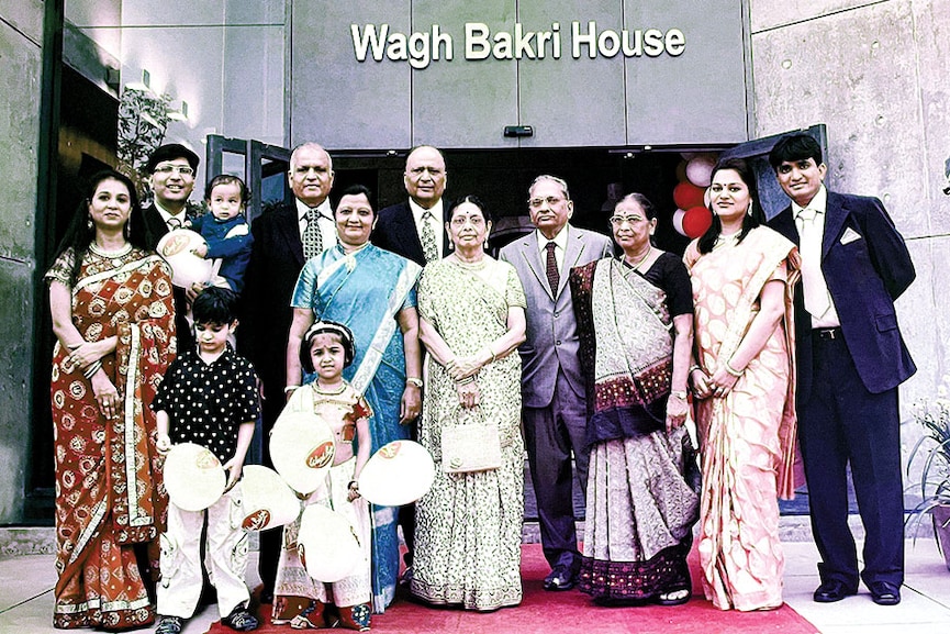 Inauguration of Wagh Bakri corporate headquarters at Ahmedabad in 2005