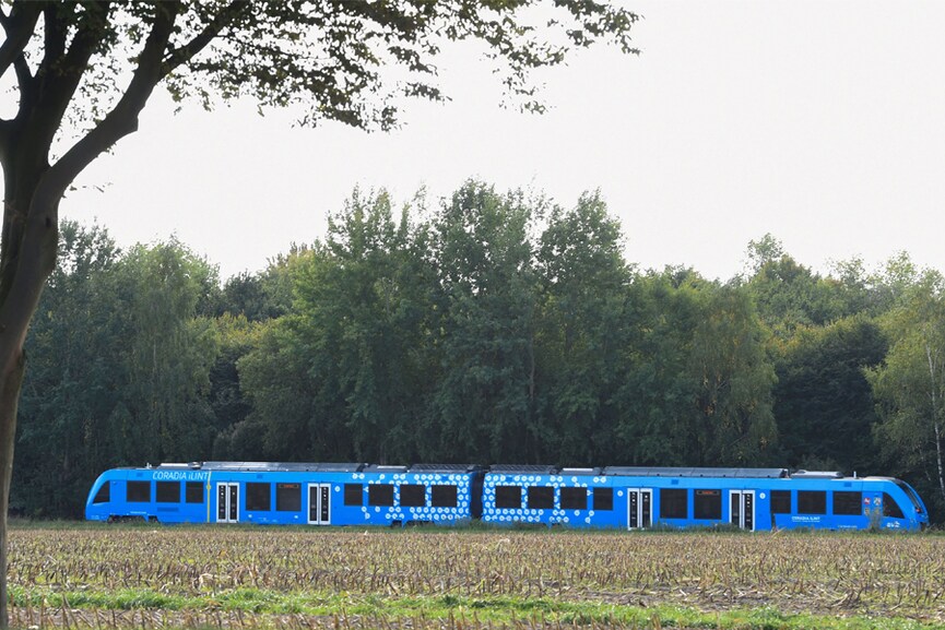 Whistle blows in Germany for the world's first hydrogen train fleet