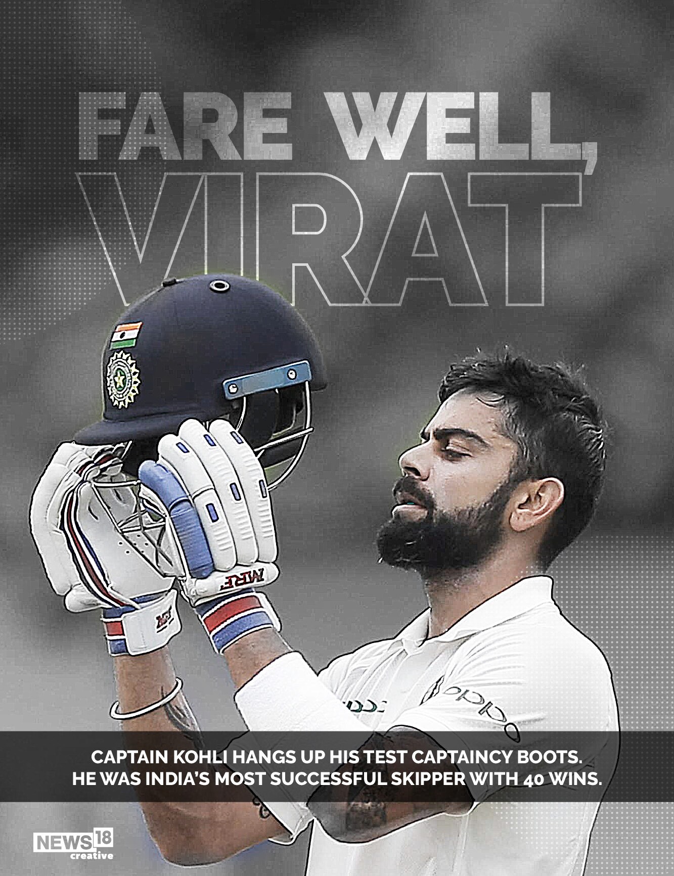 Fare well, Virat Kohli: His career, in key numbers