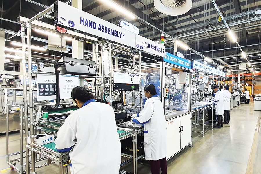 Nokia opened its Chennai plant in 2008. The facility is spread over 140,000 sq m