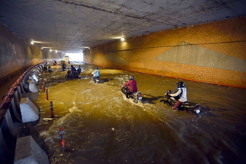 Photo of the day: Another waterlogged day for Delhi-NCR