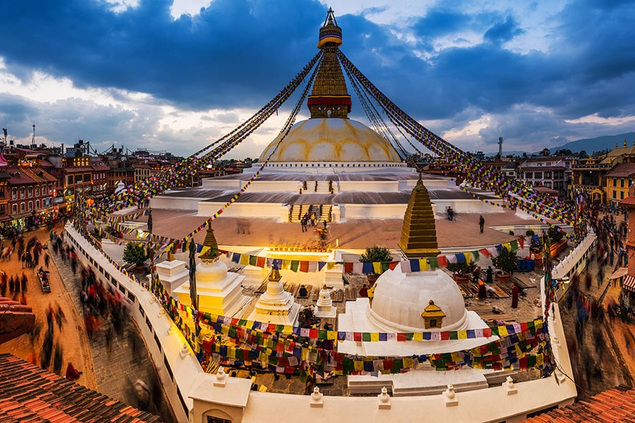 TikTokers are no longer welcome at certain tourist sites The Boudhanath management committee installed surveillance cameras on the site in March 2021 to discourage TikTokers from filming there.
Image: fotoVoyager / Getty Images