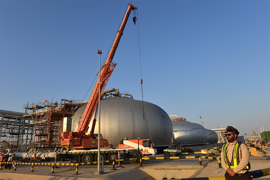 Saudi Aramco's Abqaiq oil processing plant.