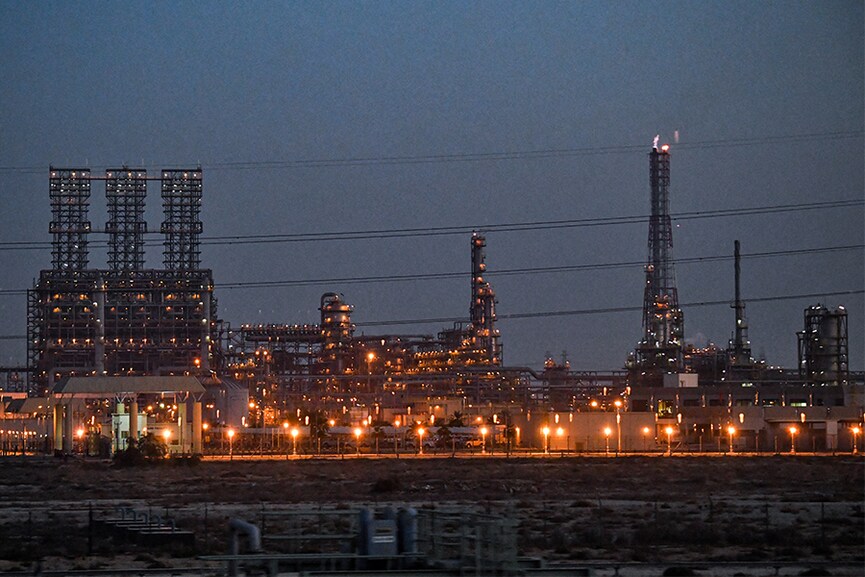 A refinery at the Jubail Industrial City, Saudi Arabia.