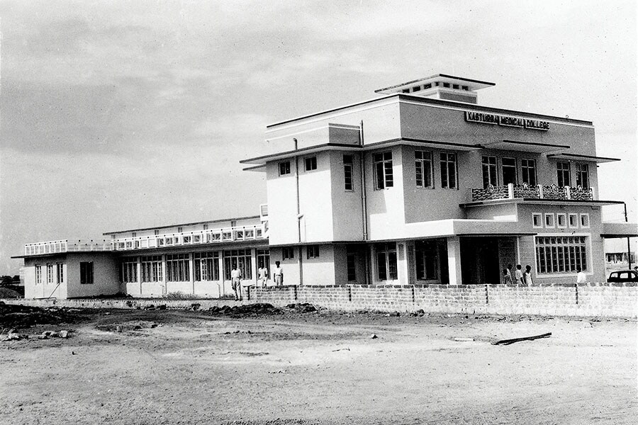 TMA Pai founded India’s first privately-owned medical school, the Kasturba Medical College, in the town of Manipal in Karnataka in 1953