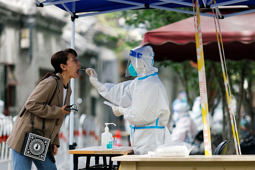 Downtown Beijing goes quiet as zero-Covid policy smothers capital