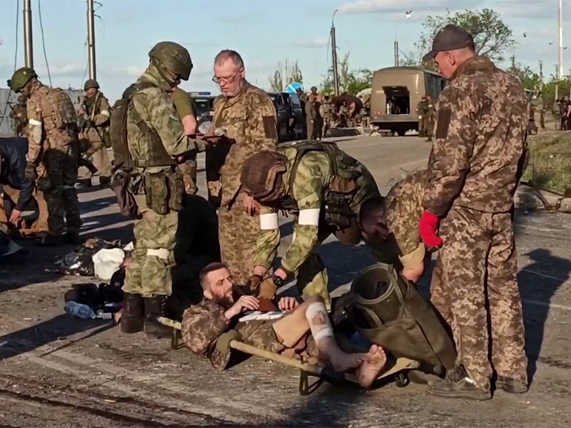 Kyiv seeks evacuation of Azovstal fighters, first war crimes trial begins