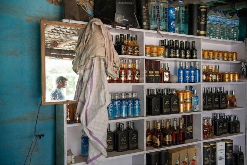 An Indian state banned alcohol. The drinking moved to nearby Nepal