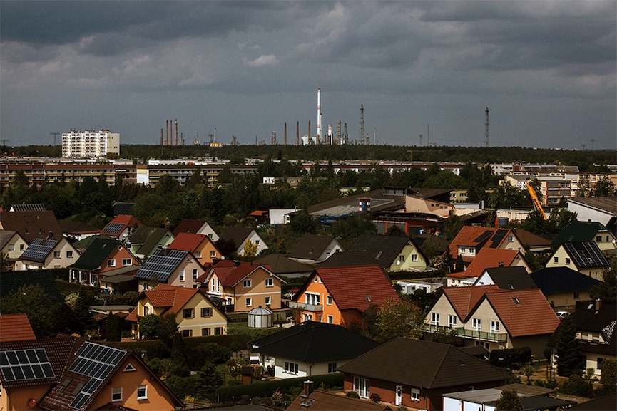 The refinery standing between Germany and an oil embargo