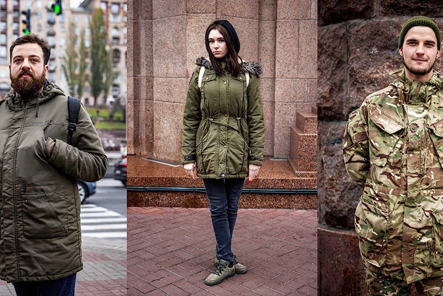 Khaki nation: Ukraine dresses for war