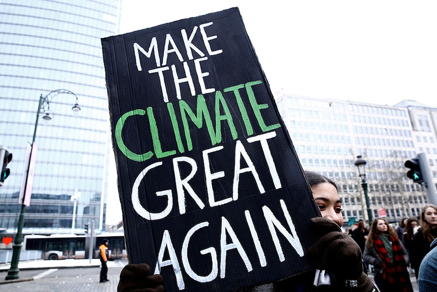 What are the origins of the term 'climate anxiety'?