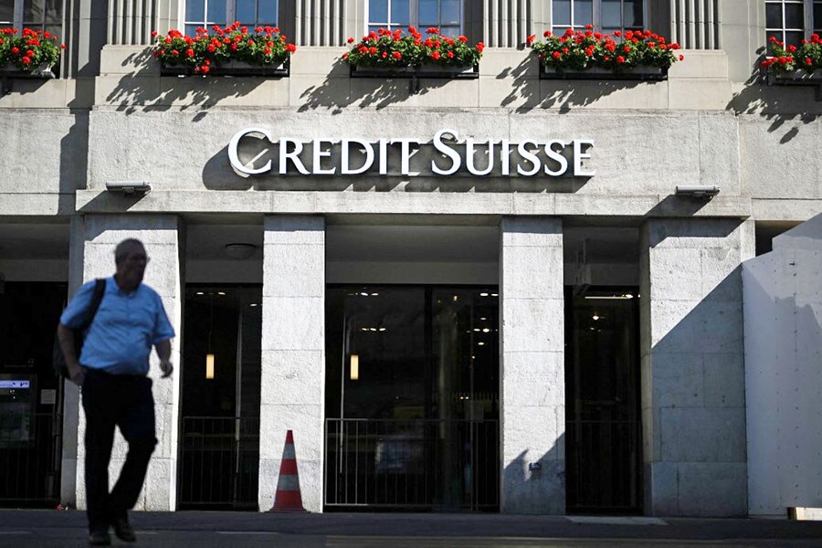 A branch of Swiss banking giant Credit Suisse in Bern. Image: Fabrice Coffrini/AFP 