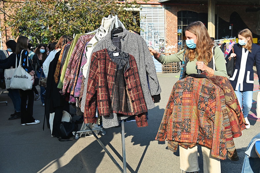 Pre-loved items are taking pride of place in wardrobes