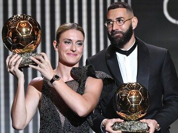 Ballon d'Or: France's Karim Benzema and Spaniard Alexia Putellas create history