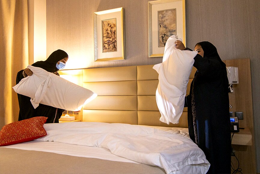 Eyeing tourism boom, Saudi Arabia scrambles to train hotel staff