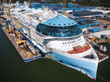 World's largest cruise ship to set sail as the industry rebounds