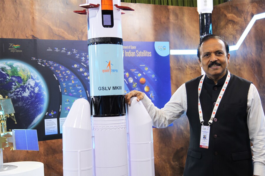 S Unnikrishnan Nair, the Head of the Vikram Sarabhai Space Centre (VSSC). Image: Getty Images