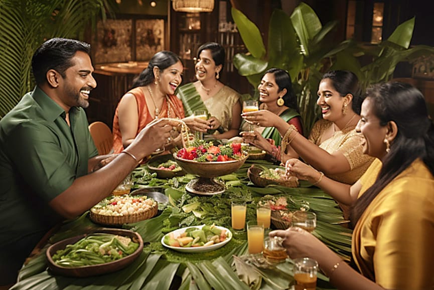 An Onam feast featuring AI and a jackfruit murder