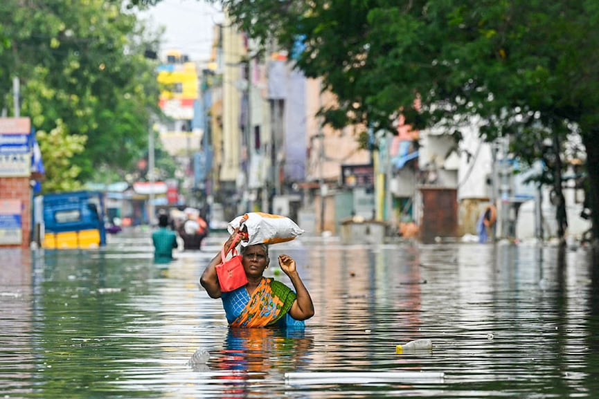 Photo of the day: Aftermath of Cyclone Michaung