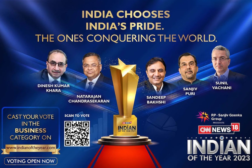 CNN-News18 Indian of the Year 2023 to recognise industry titans who are shaping India's economic progress