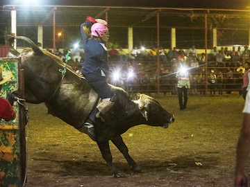 Women rodeo bull riders buck tradition in macho Nicaragua