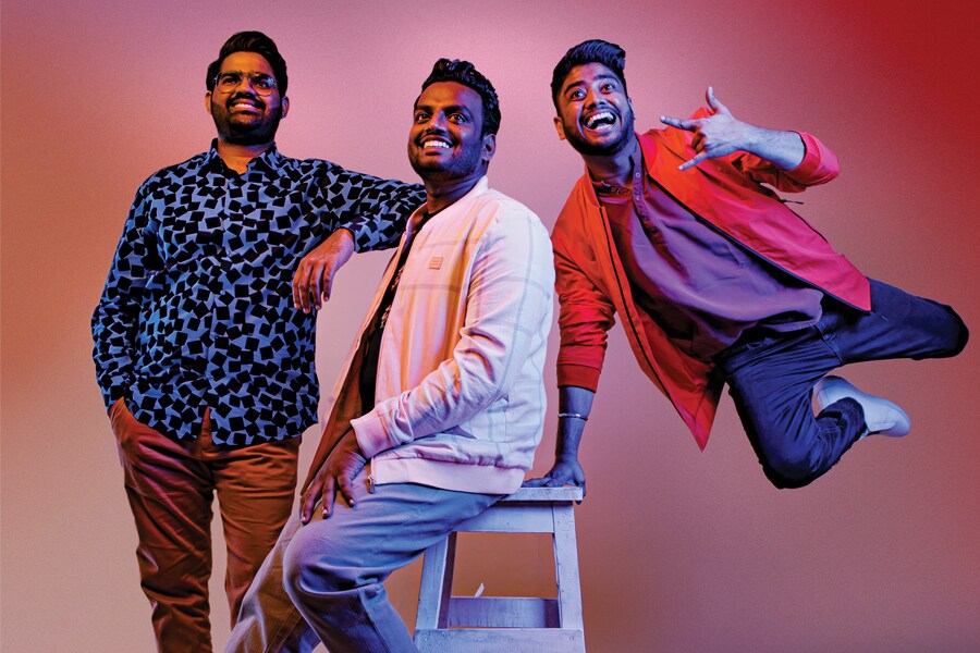 From left: Sandeep Sharma, Anil Kumar Reddy and Sarang Bobade’s Donatekart has raised ₹4-5 crore per month, according to the co-founders
Image: Selvaprakash Lakshmanan for Forbes India