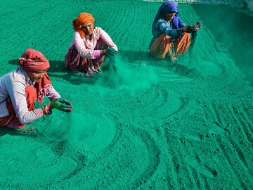 Preparing for Holi