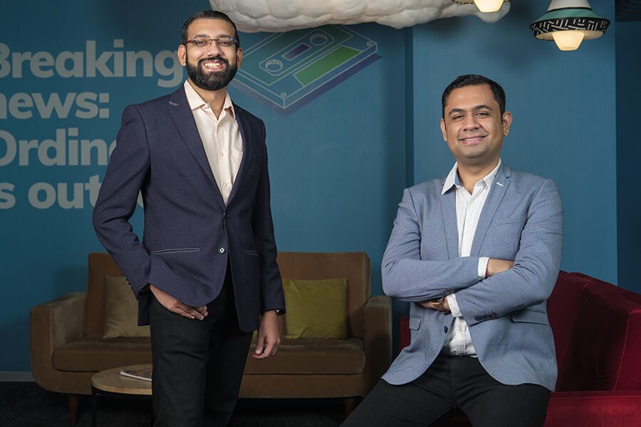 Shashank Kumar (right) and Harshil Mathur, cofounders, Razorpay Software