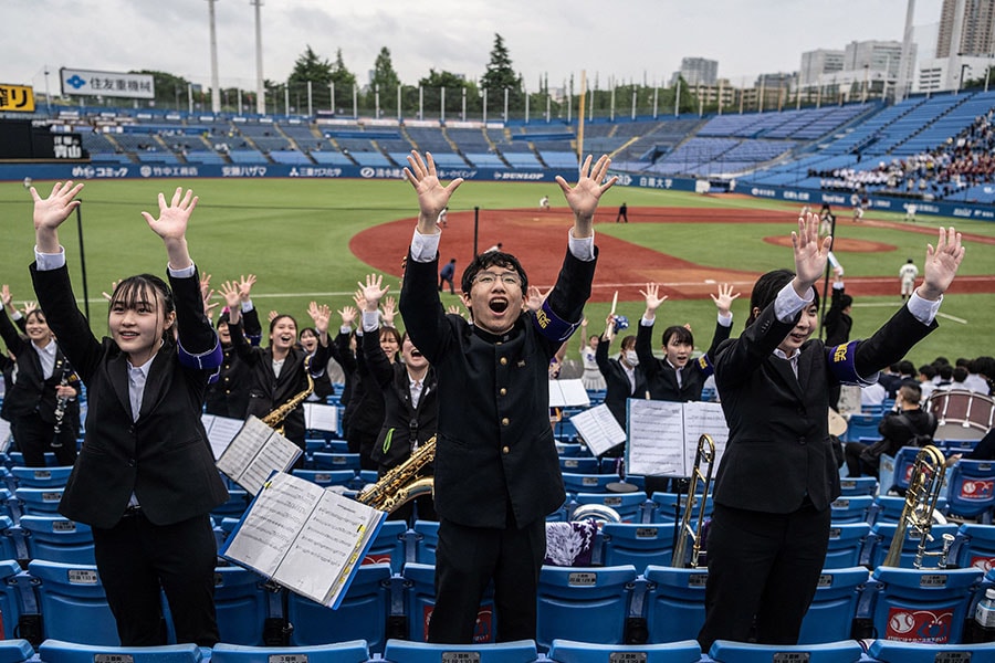 Members of the Meiji University 