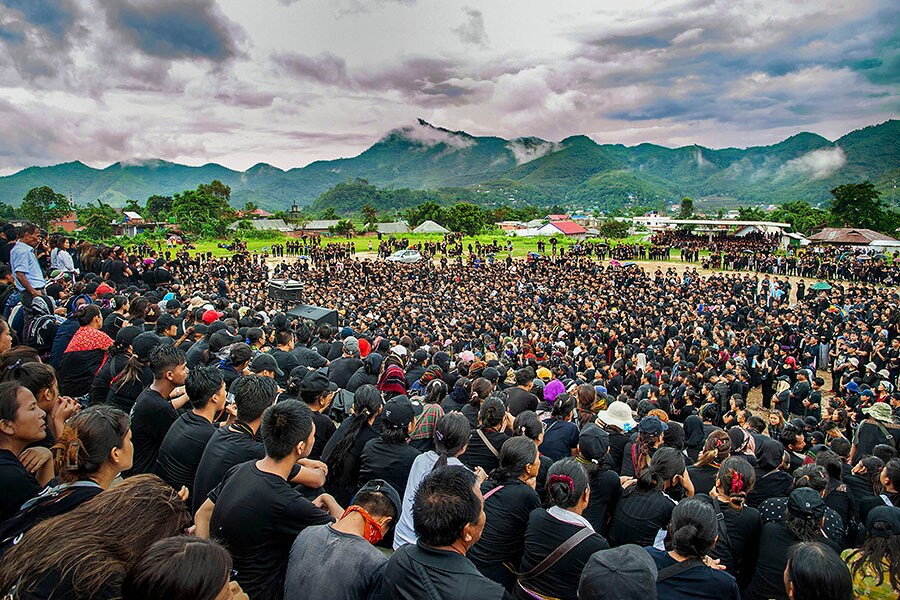 Photo of the day: Protests against Manipur violence