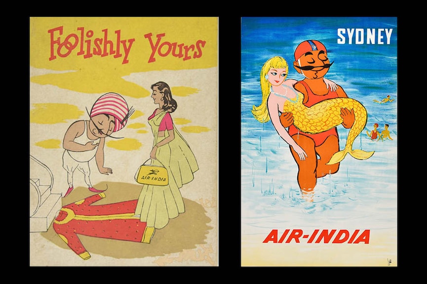 The ever-chivalrous Maharaja lays down his jacket to welcome a pretty passenger. And rescues a mermaid from the sea at Sydney.