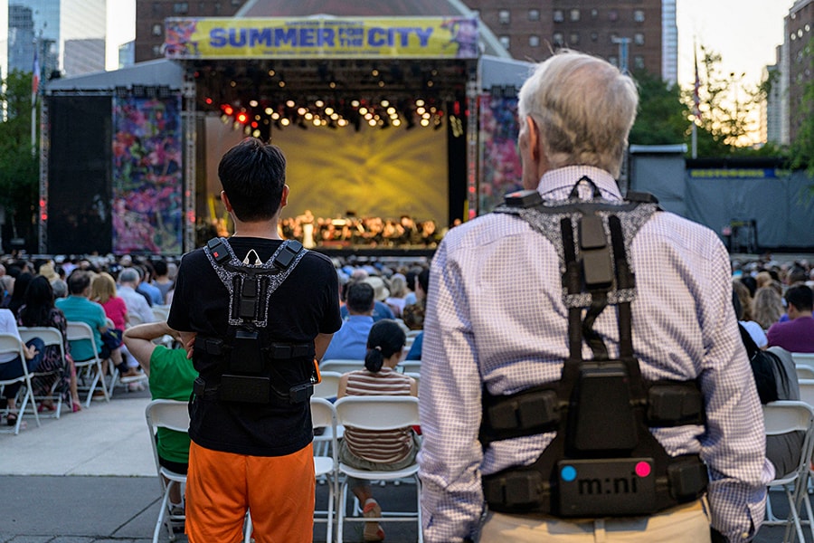 Vibrating vests translate music for deaf concertgoers