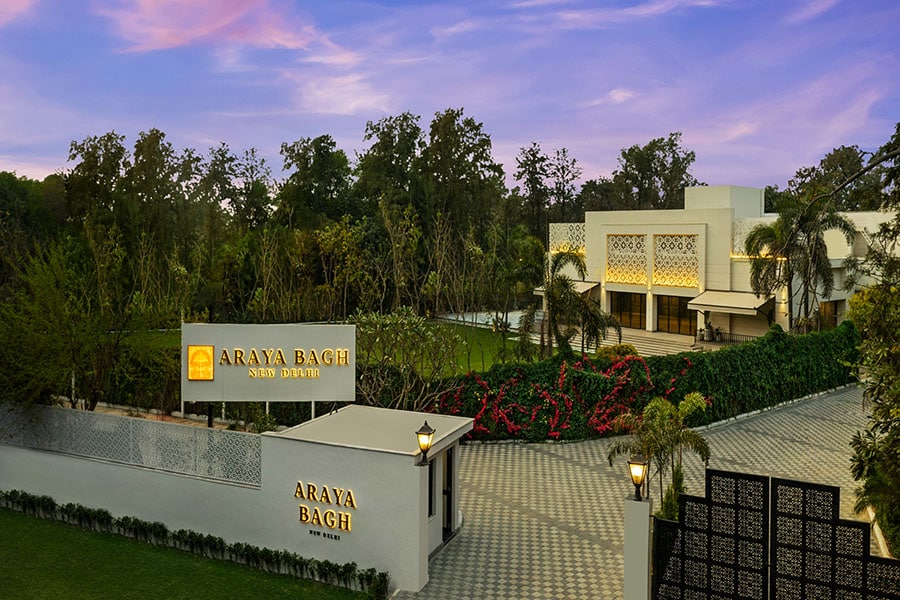 Araya Bagh, launched this February, is a first-of-its-kind collaboration between luxury catering company Catering Collective and Tahiliani Design Studio. Image: Amit Mehra

