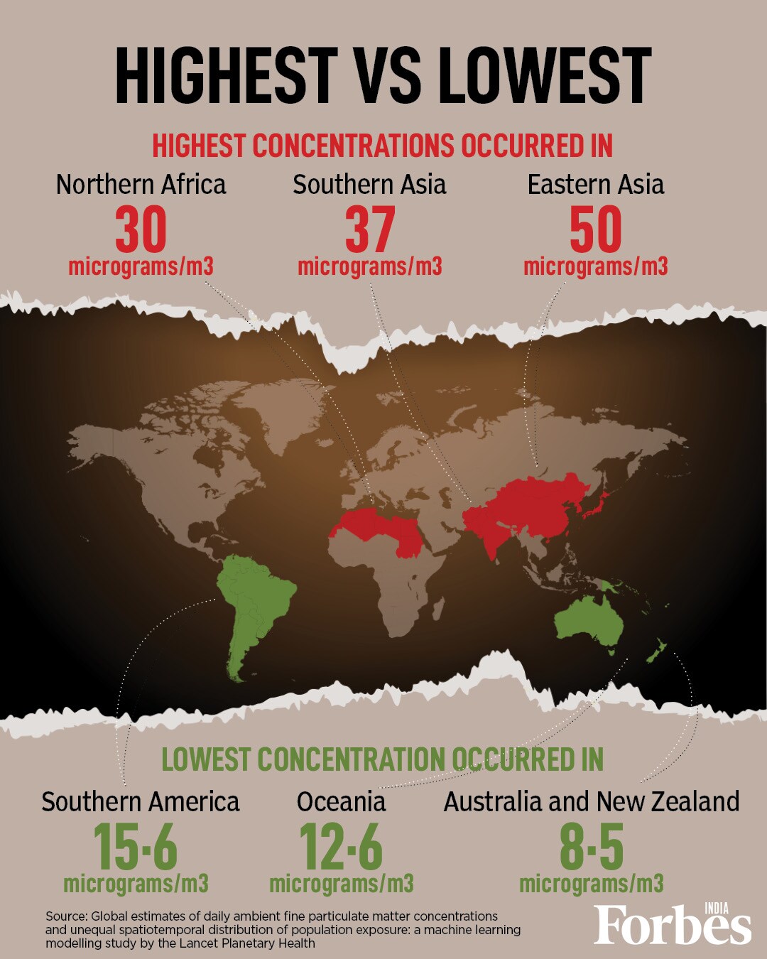 Hardly anywhere on Earth is safe from unhealthy air: study