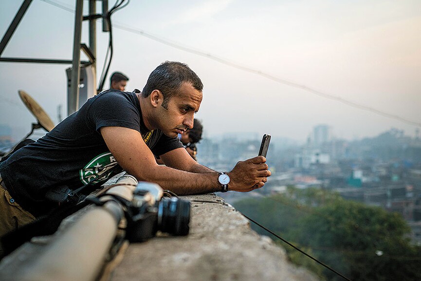 Photographer Ritesh Uttamchandani used iPhone 5s and iPhone 6s to shoot images for his book The Red Cat and Other Stories, published in 2018; Image: Rishi Chowdhury