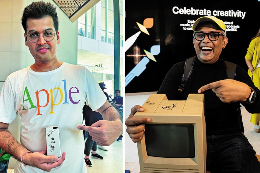 What drives the Apple craze? Just ask two Indian fans who met Tim Cook