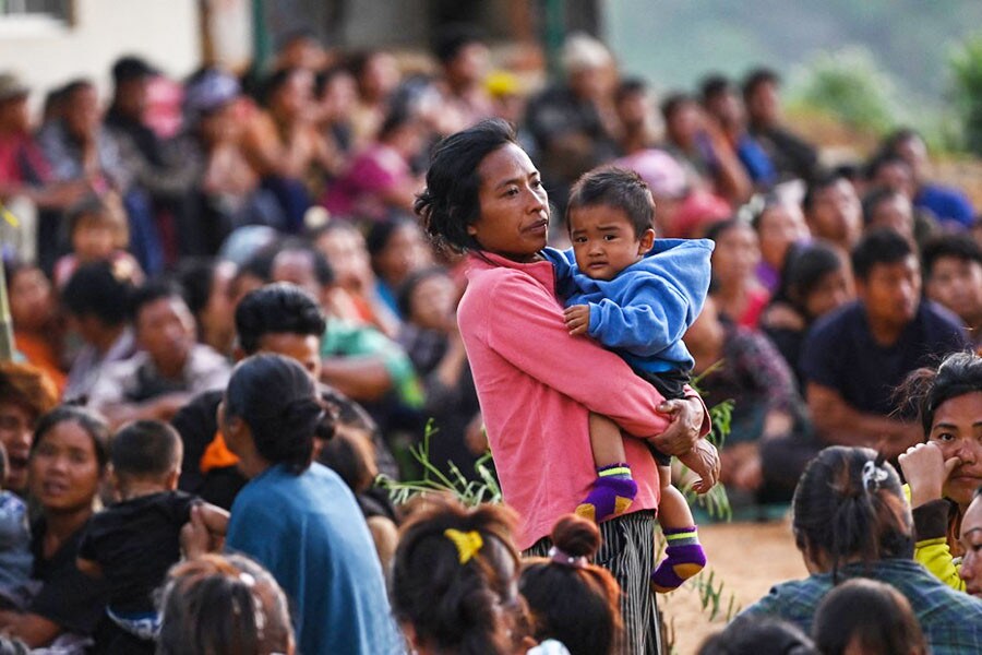 Photo of the day: Manipur burns