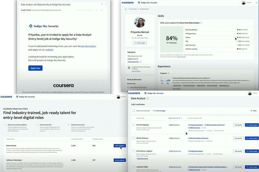 Coursera's hiring solutions