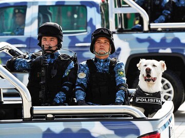 Good Alabai? Turkmen police dog wins annual competition