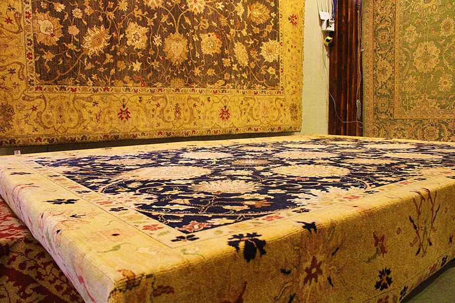 An Armenian carpet at the Megerian Carpet Museum showcasing traditional motifs Image: Veidehi Gite