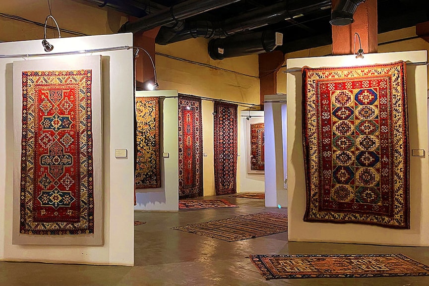 Antique carpets from Armenia, 100 to 400 years old, at the Megerian Museum Image: Veidehi Gite