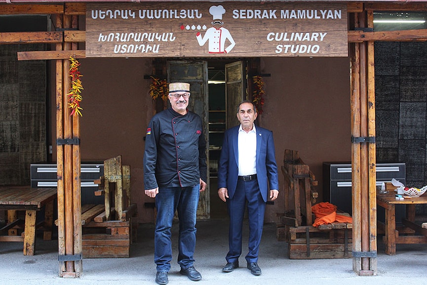 Executive Chef Sedrak Mamulyan is at the helm of the Megerian culinary school, where students master the skills of Armenian cuisine Image: Veidehi Gite