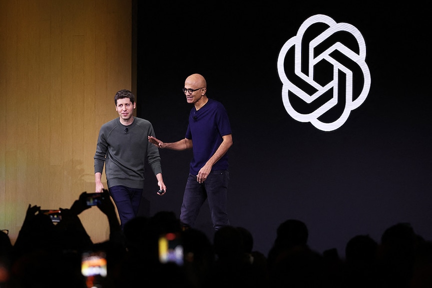 Sam Altman 'in the process' of joining Microsoft, Satya Nadella says