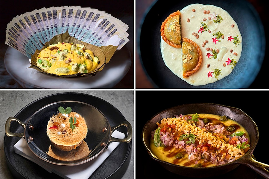 There's a month long waiting list for reservations at the new Indian Accent Mumbai with its art deco interiors and inventive tasting menus paired with reserved wines.