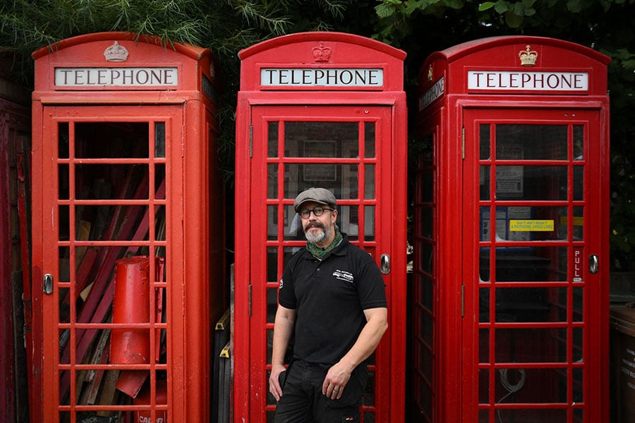 Britain's iconic red phone boxes get a new lease of life