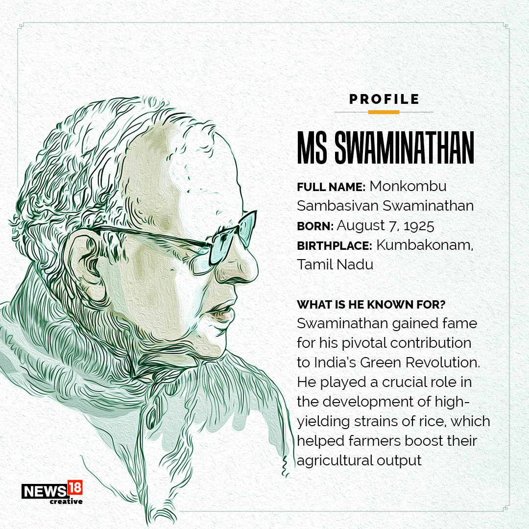 MS Swaminathan: All you need to know about father of India's Green Revolution