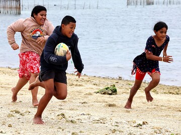Rugby World Cup: Young Tongans dream of the meal ticket