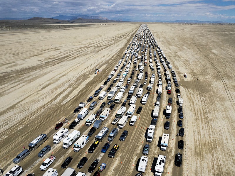 Burning Man 2023: Doused by a freak storm