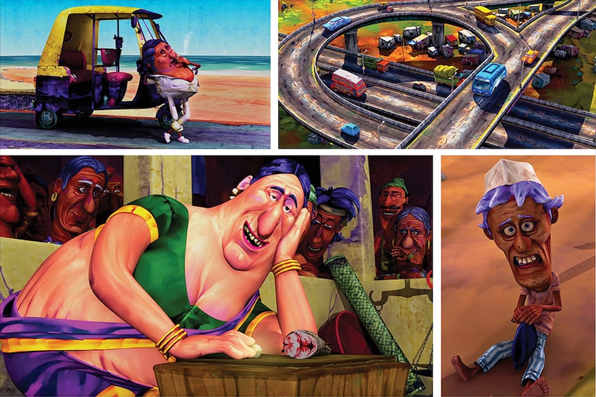 Stills from the film Fisherwoman and Tuk Tuk, winner of the Non-Feature Animation Film Award at the National Film Awards 2016 Image: Courtesy Studio Eeksaurus