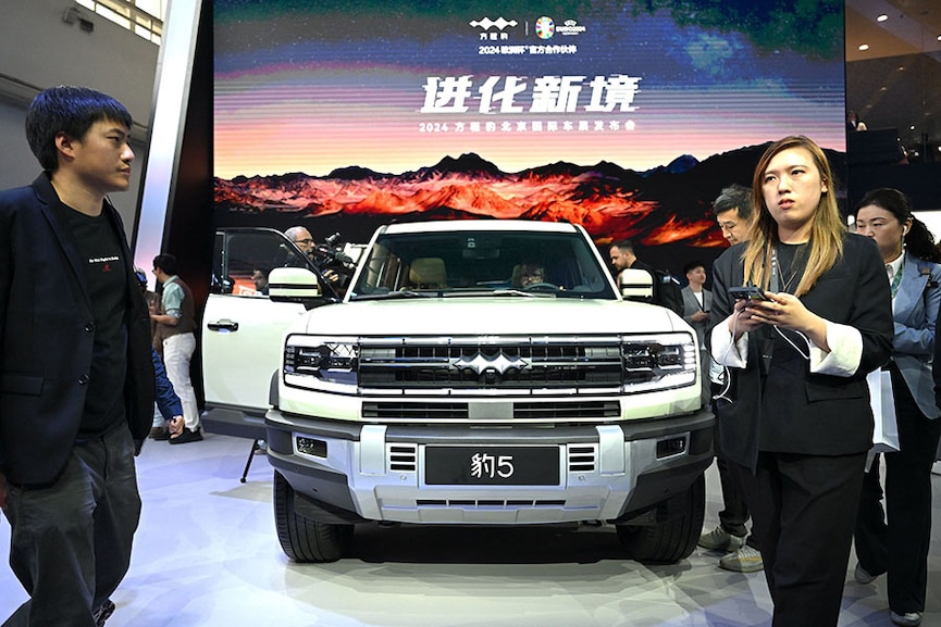 Car giants vie for EV crown at Beijing's Auto China show